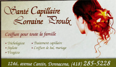 Logo de Santé Capillaire Lorraine Proulx